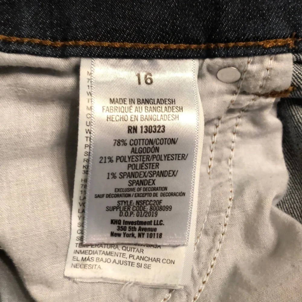 Nautica Jeans Dark Rinse Size 16 - Picture 4 of 5